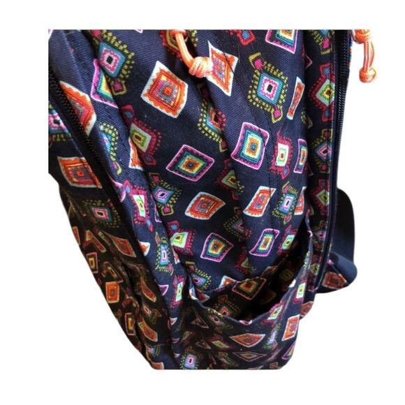 Vera Bradley Lighten Up Backpack Grand Navy Medallion New - Picture 9 of 12